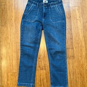 PAIGE Mayslie Women’s Dark Blue Straight Jeans